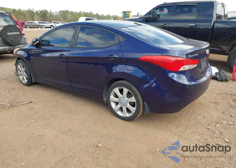 2013 Hyundai Elantra Limited from USA, damaged, VIN 5NPDH4AE0DH213986